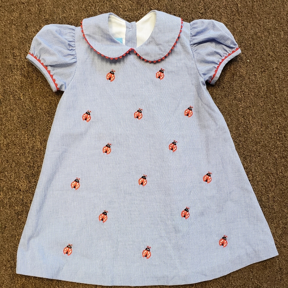 Anavini Hand Smocked Toddler Dress